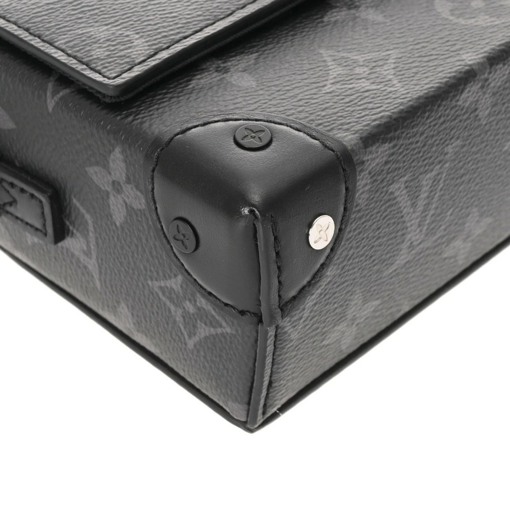 LOUIS VUITTON Monogram Eclipse Black Steamer Wearable Wallet Black Canvas - Picture 6 of 10